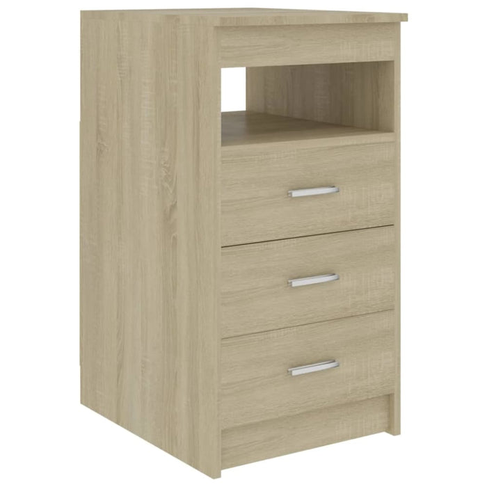 Drawer Cabinet Sonoma Oak 40x50x76 Cm Chipboard Nbonbn