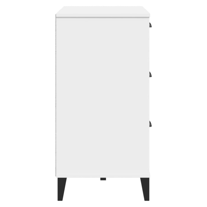 Drawer Cabinet Viken White Solid Wood Pine Tiakxb