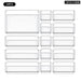 Drawer Organizers Set 7 14 Pieces Clear Plastic Dividers