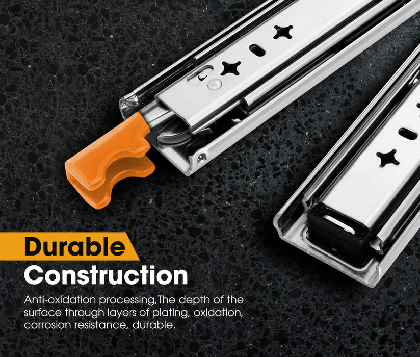 125Kg Locking Drawer Slides / Runners 500Mm 4Wd Trailer Fridge Draw