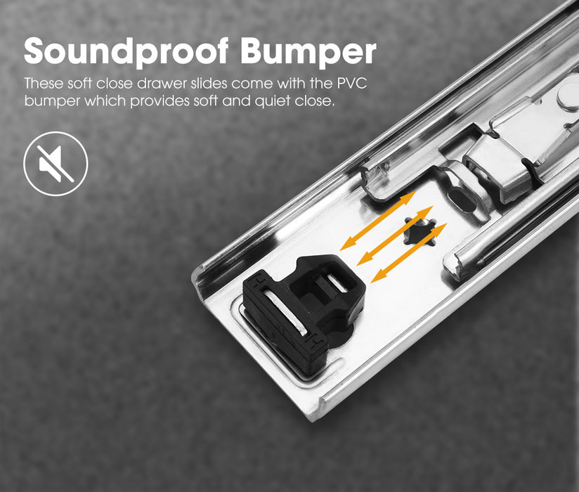 125Kg Locking Drawer Slides / Runners 500Mm 4Wd Trailer Fridge Draw