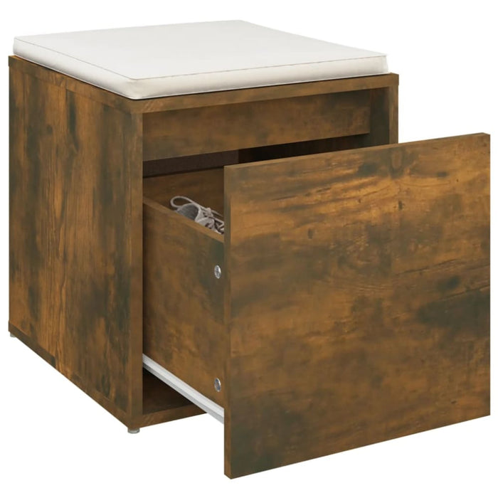 Box Drawer Smoked Oak 40.5x40x40 Cm Engineered Wood Nxbpoi