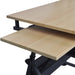 Two Drawers Tiltable Tabletop Drawing Table with Stool Xbbni