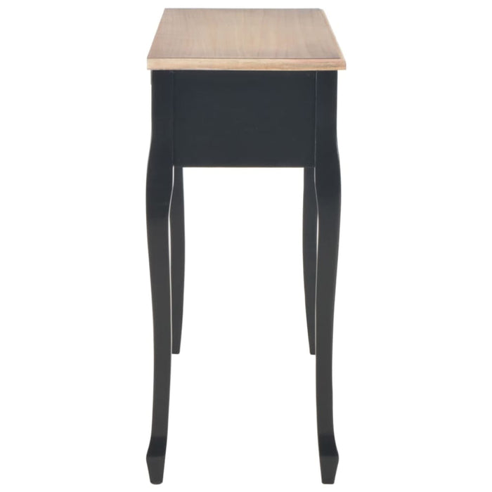 Dressing Console Table With 3 Drawers Black Xnbbal