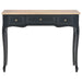 Dressing Console Table With 3 Drawers Black Xnbbal