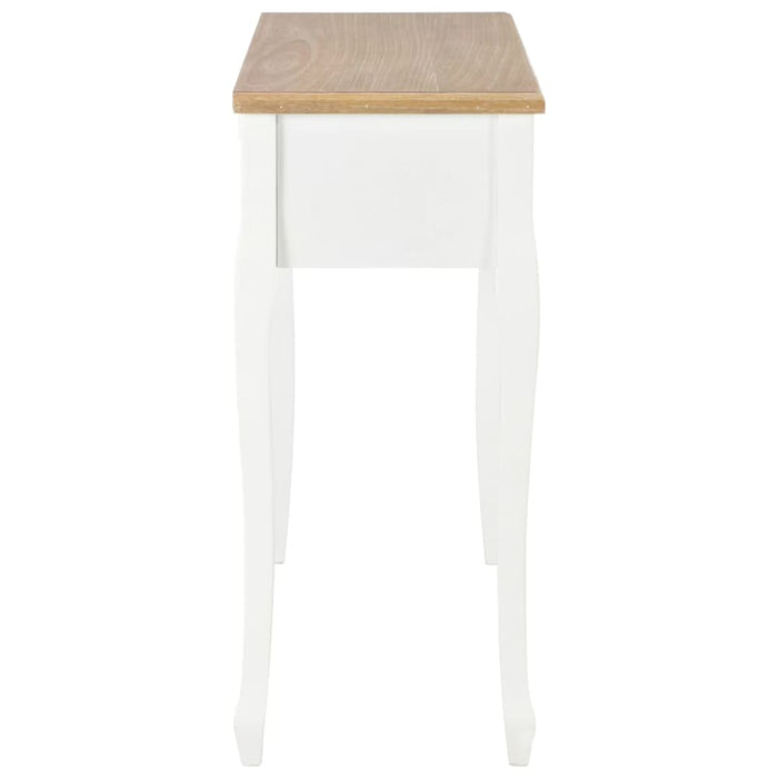 Dressing Console Table with 3 Drawers White Xnbbaa