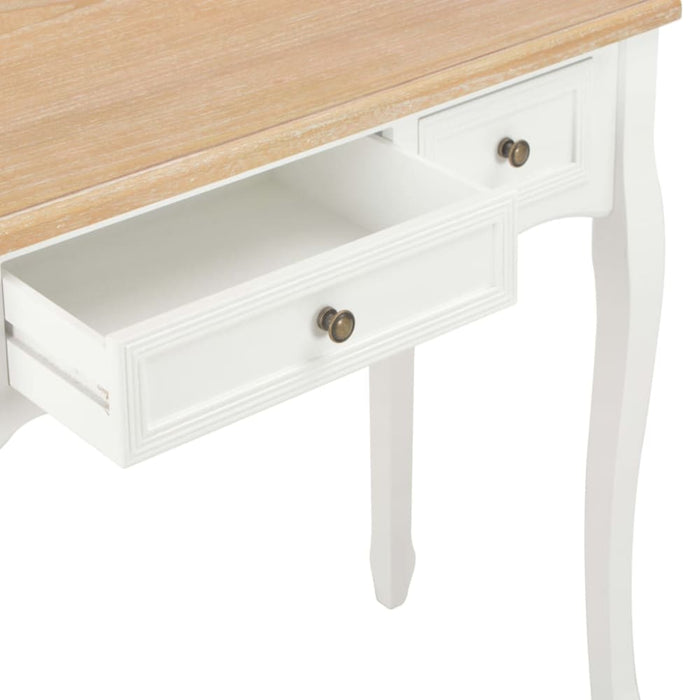 Dressing Console Table with 3 Drawers White Xnbbaa