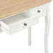 Dressing Console Table with 3 Drawers White Xnbbaa