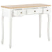 Dressing Console Table with 3 Drawers White Xnbbaa