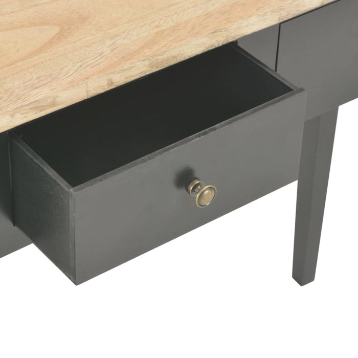 Dressing Console Table Black 79x30x74 Cm Wood Xnbbpp