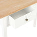 Dressing Console Table White 79x30x74 Cm Wood Xnbbpt
