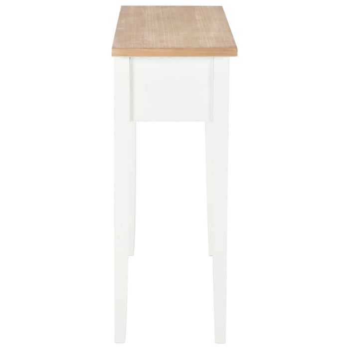 Dressing Console Table White 79x30x74 Cm Wood Xnbbpt