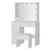 Dressing Table Set Stool 10 Led Bulbs White Dylan