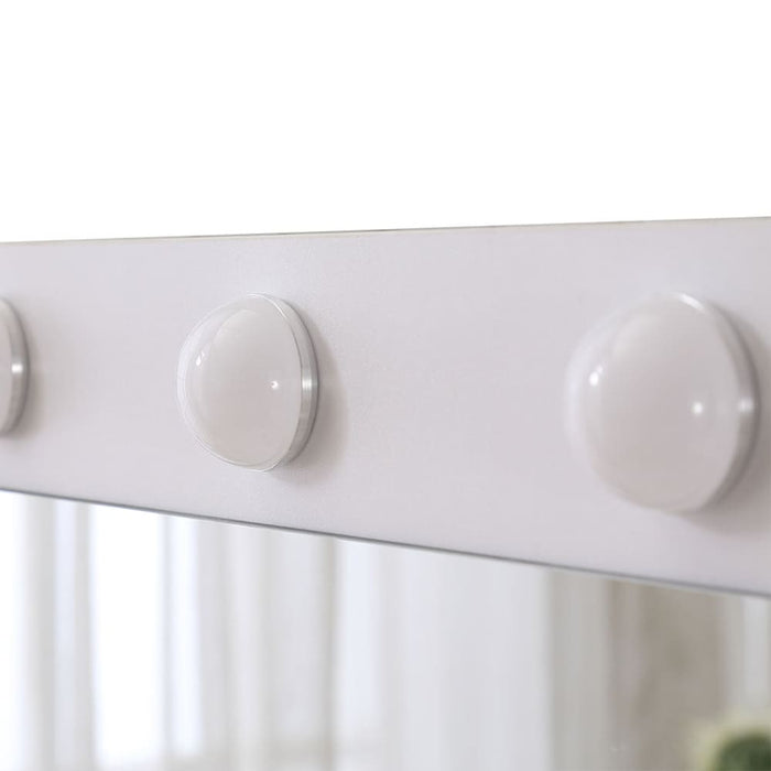 Dressing Table Stool Set Led Makeup Mirror Jewellery