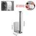 No Drill Toilet Paper Holder Stainless Steel Bathroom Roll
