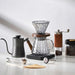 Drip Coffee Pot with Gooseneck Spout and Lid