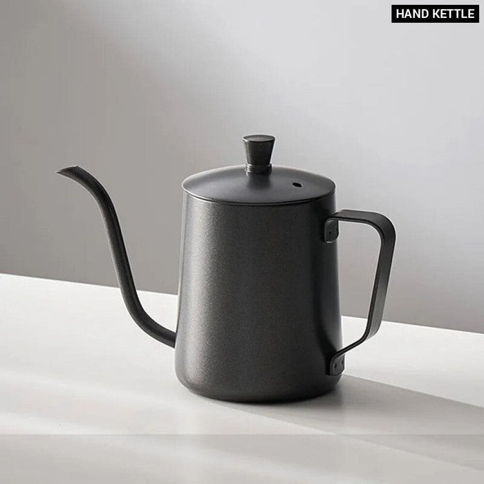 Drip Coffee Pot with Gooseneck Spout and Lid