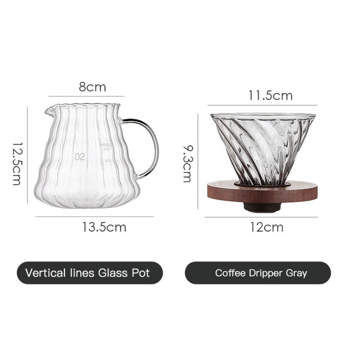 Dripper Glass Coffee Filter Cup