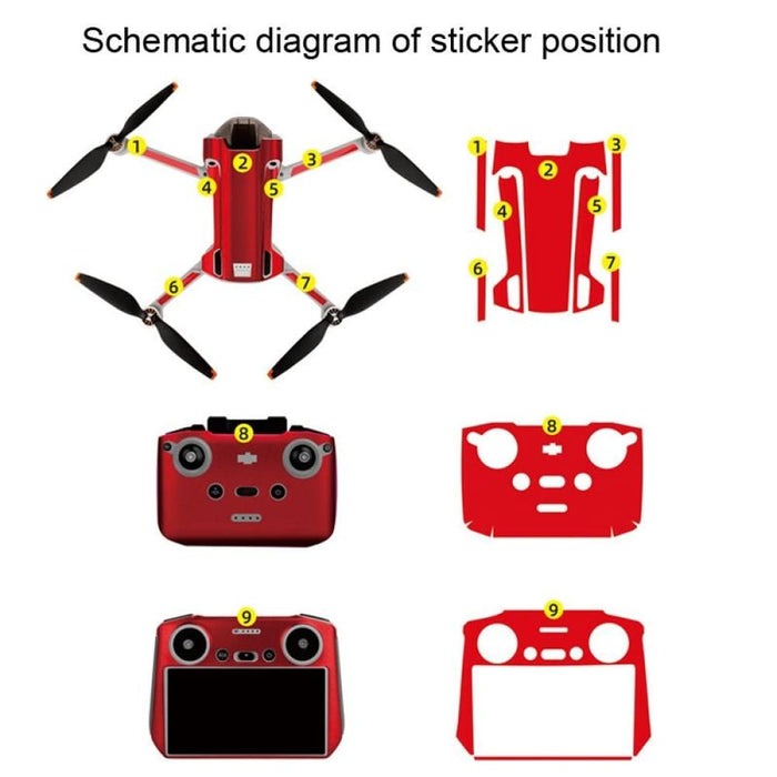 Drone And Remote Control Protective Sticker For Dji Mini 3