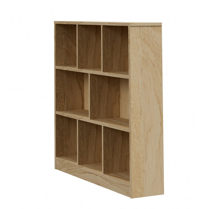 Bookshelf Bookcase Display Shelves Unit Storage Organizer Stand Natural