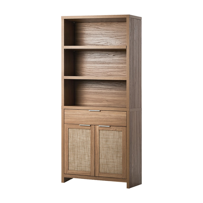 Display Shelf Bookshelf Bookcase Adjustable Storage Cabinet 5 Tier