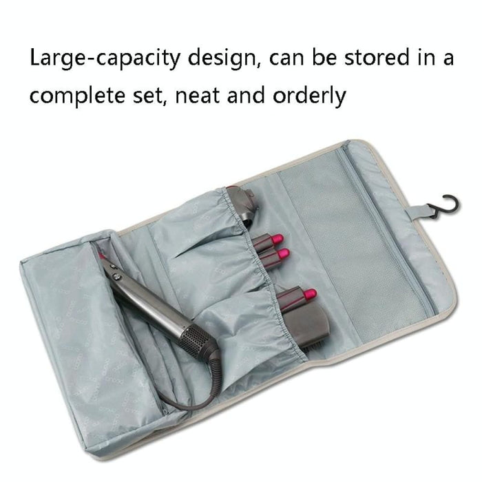 Ds004 Pu Leather Portable Storage Bag For Dyson Hair Curler