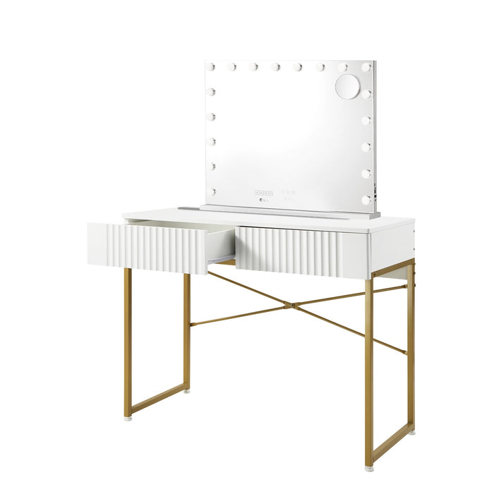 Dressing Table Bluetooth Makeup Mirror 18 Led Light Vanity Mirror