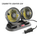 Dual Head Usb 2 Speeds Adjustable Auto Cooler Air Fan