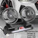 Dual Head Usb 2 Speeds Adjustable Auto Cooler Air Fan