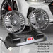 Dual Head Usb 2 Speeds Adjustable Auto Cooler Air Fan