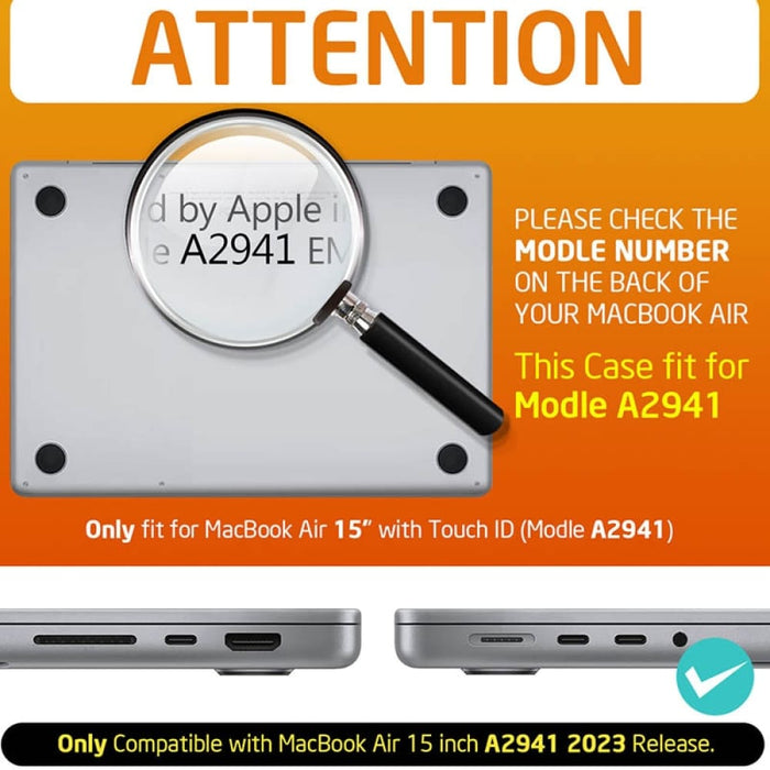 Ub Dual Layer Hard Shell Protective Cover for Macbook Air