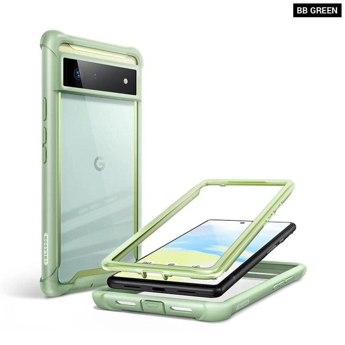 Dual Layer Rugged Clear Bumper Case Without Built-in Screen