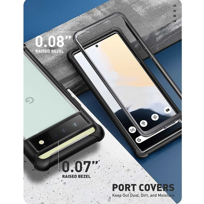 Dual Layer Rugged Clear Bumper Case Without Built-in Screen