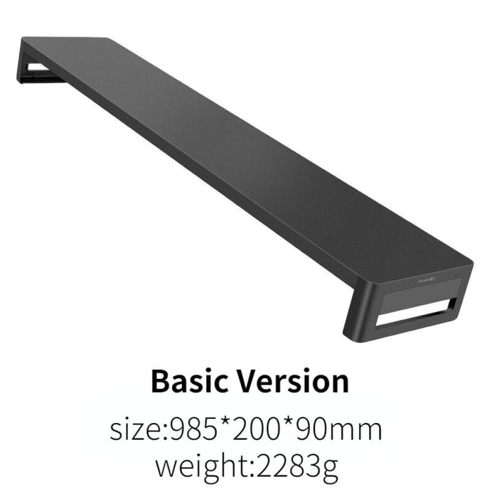 Dual Monitor Stand Holder Metal Riser with Wireless