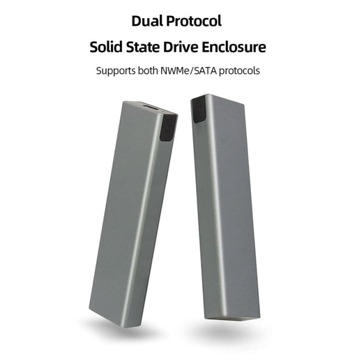 Dual Protocol M.2 Ssd Case Portable Usb3.1 Type - c 10gps