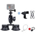 Dual Suction Cup Mount Holder With Tripod Adapter Screw