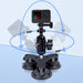 Dual Suction Cup Mount Holder With Tripod Adapter Screw