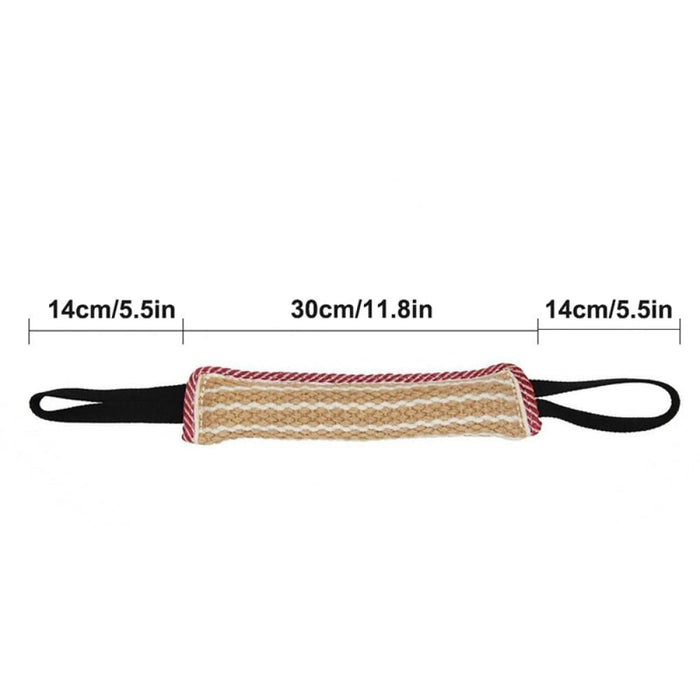 Durable 2 Handle Strong Pull Bite Tug Rope Dog Training Toy