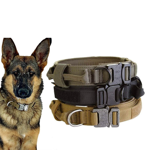 Durable Adjustable Heavy Duty Tactical Pet Collar