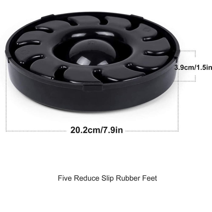 Durable Eco-friendly Slow Feeding Pet Bowl for Small Medium
