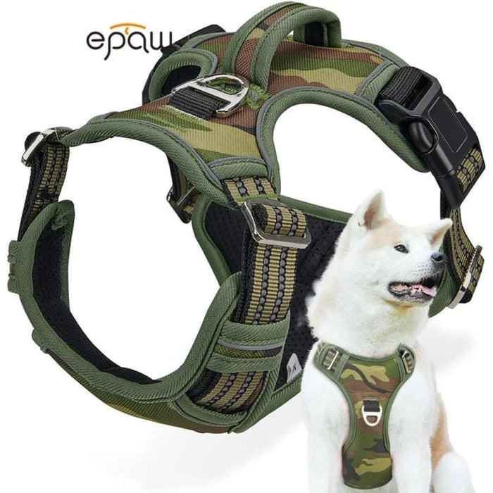 Durable Heavy Duty Camouflage Reflective no Pull Pet