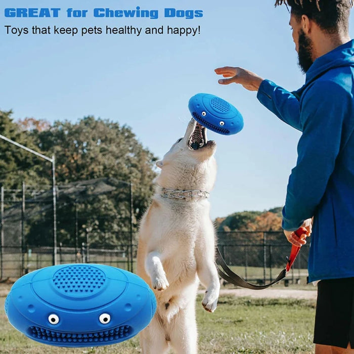 Durable Rubber Dog Chew Toy Non Toxic Squeaky Pet