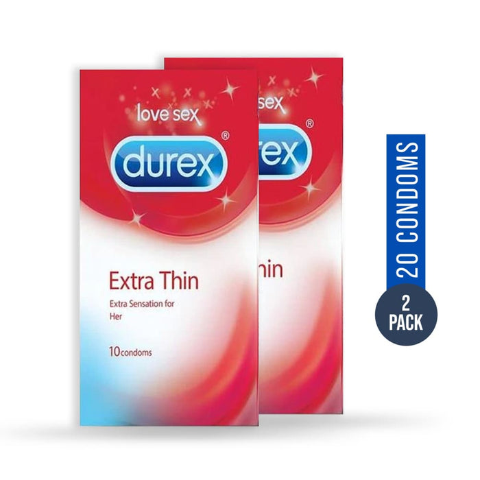 Durex Extra Thin Condoms - 20 Pack