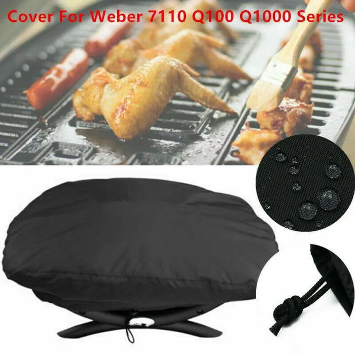 Dustproof Bbq Grill Protector 210d Coating Rainproof Sun
