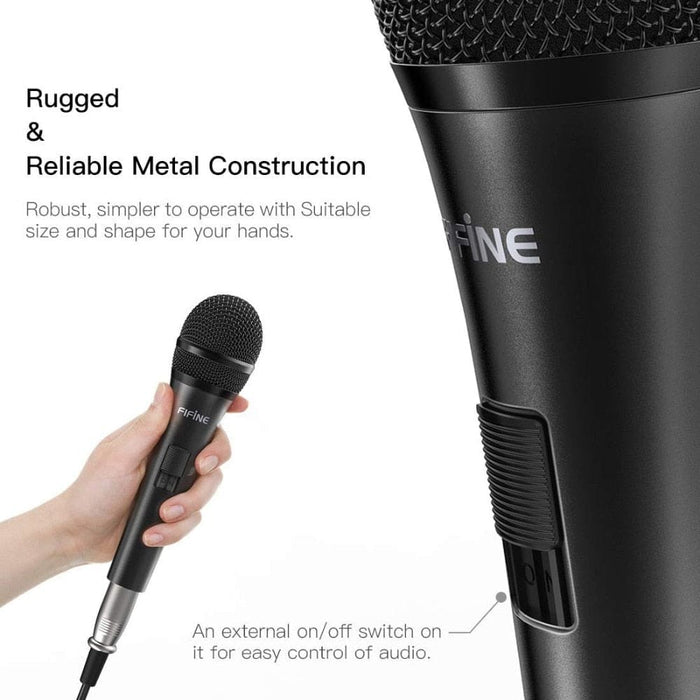Dynamic Microphone For Speaker Vocal With On Off Switch