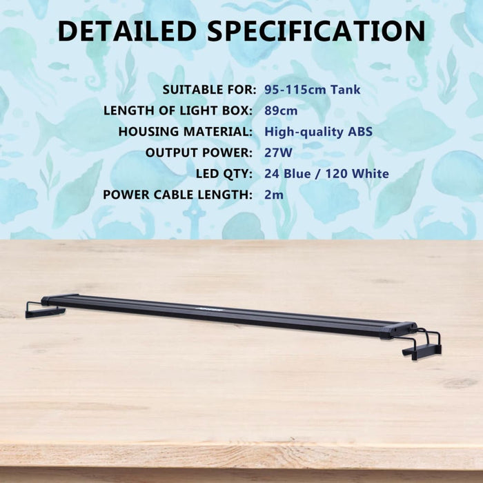 Dynamic Power 33w Aquarium Blue White Led Light for Tank