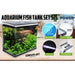 Dynamic Power Aquarium Fish Tank 52l Curved Glass Rgb Led