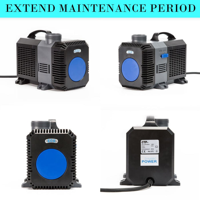 Dynamic Power Aquarium Submersible Pond Water Pump 16000l h