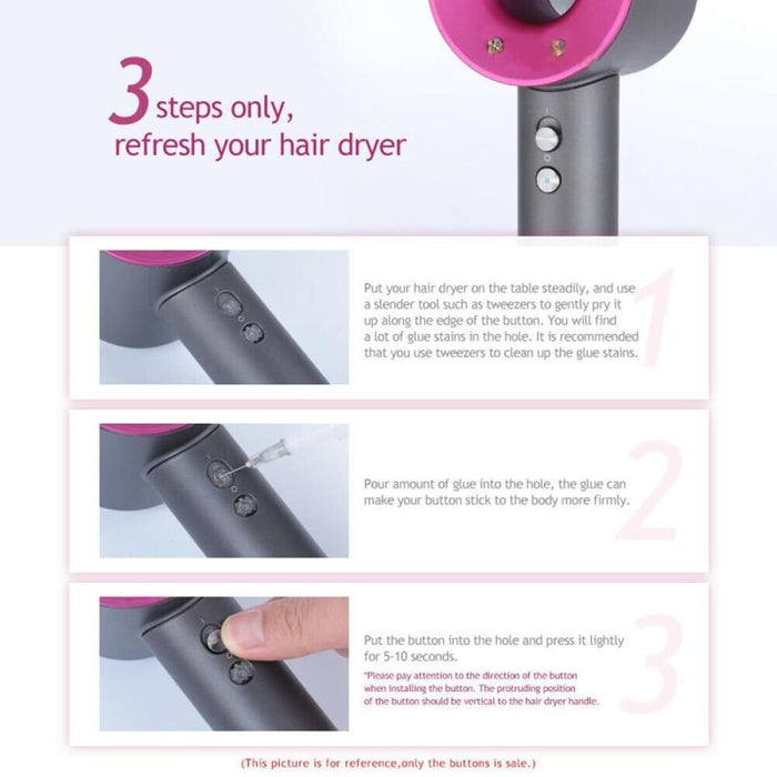 For Dyson Hair Dryer Hd01 Hd02 Hd03 Hd04 Hd08 4pcs Switch