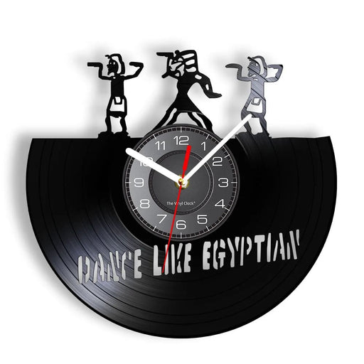 Egyptian Dance Vinyl Record Wall Clock